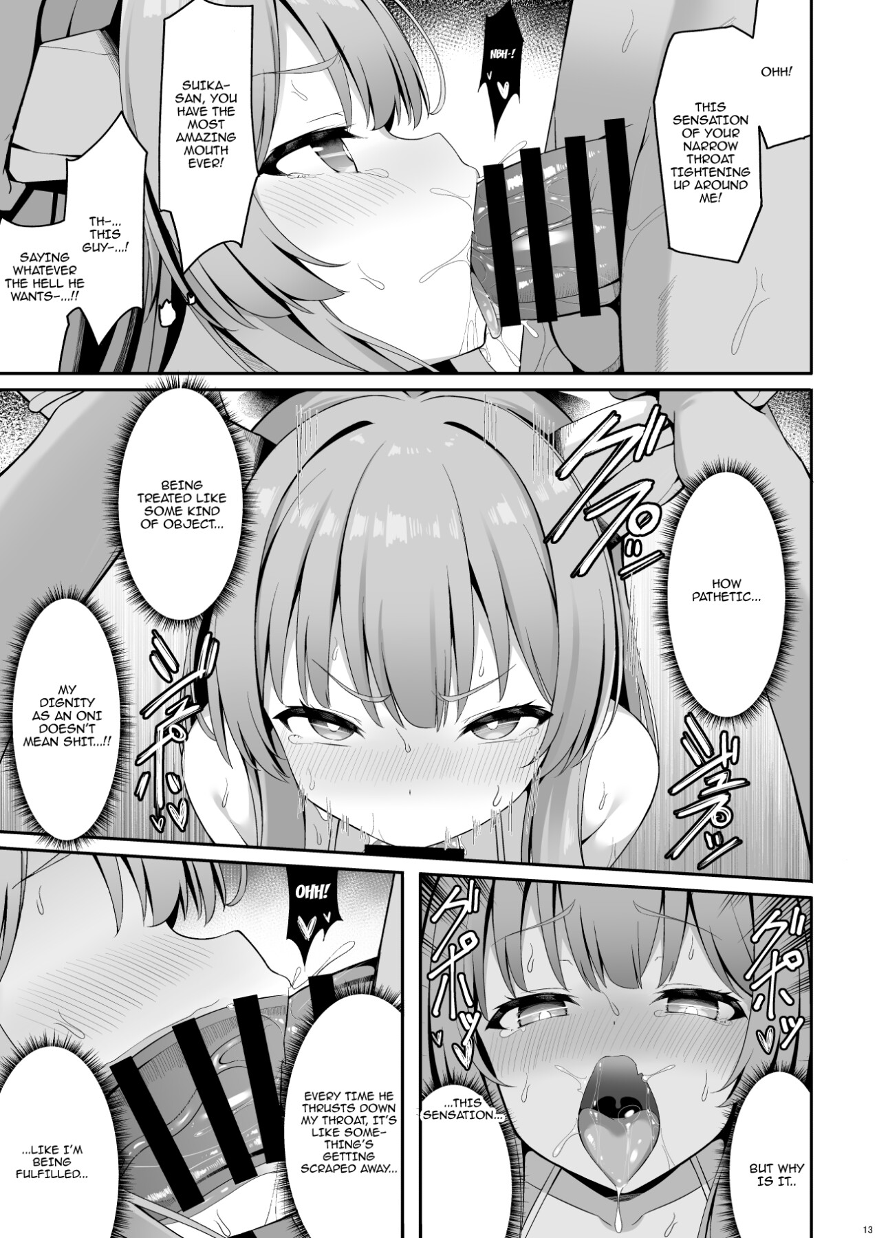 Hentai Manga Comic-There's No Way An Oni Like Suika Would Fall To Pleasure-Read-12